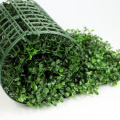 Artificial green fence landscape leaves boxwood hedge roll from china
